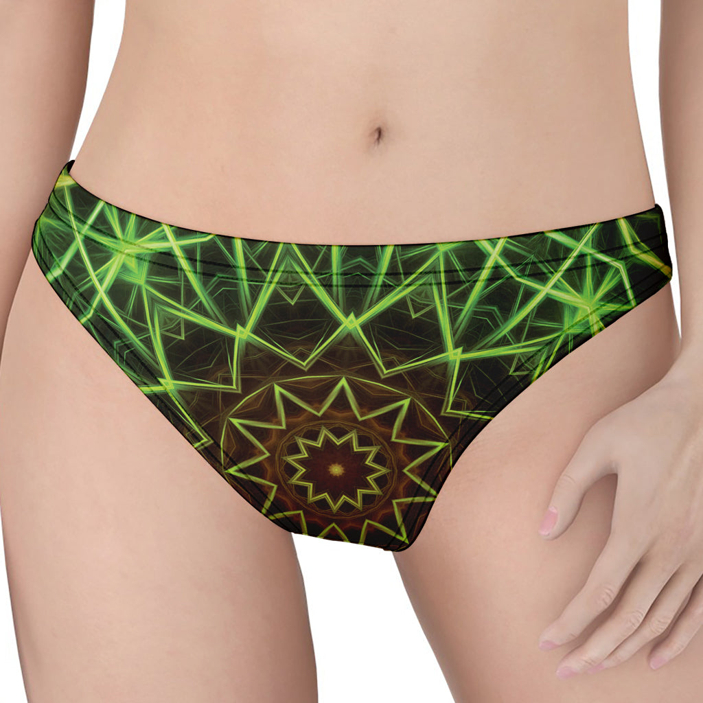 Sparkle Kaleidoscope Print Women's Thong