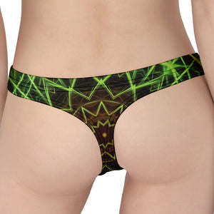 Sparkle Kaleidoscope Print Women's Thong