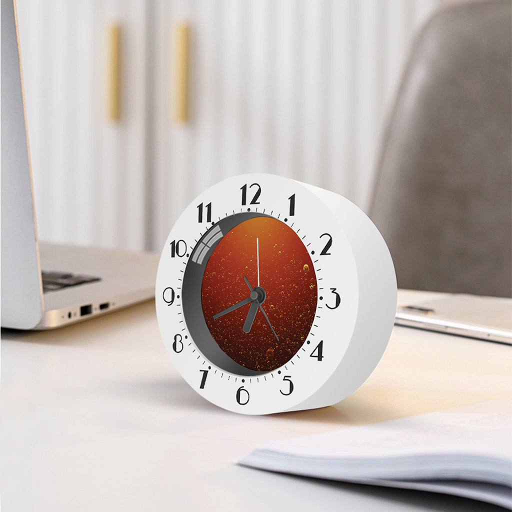 Sparkling Cola Print Alarm Clock
