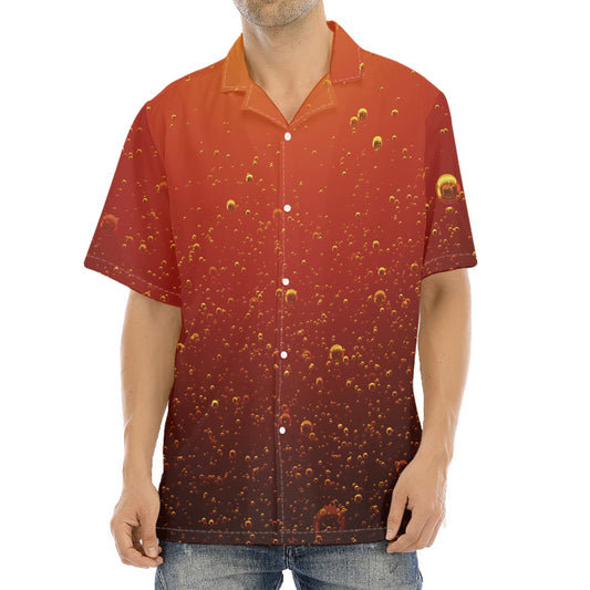 Sparkling Cola Print Aloha Shirt