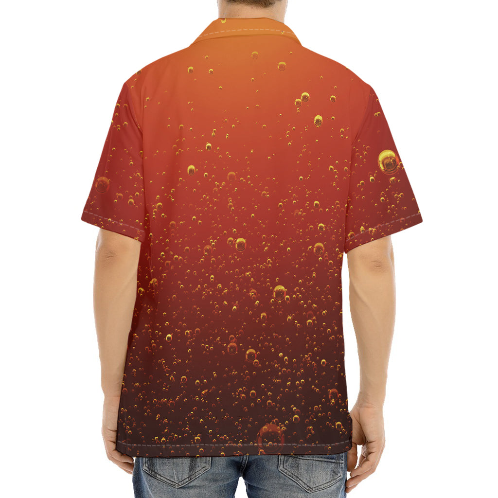 Sparkling Cola Print Aloha Shirt