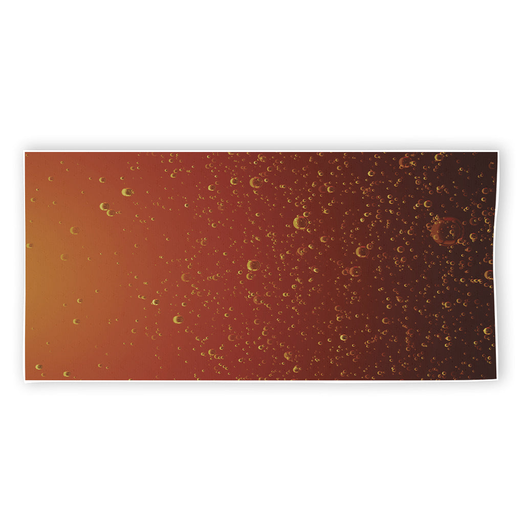 Sparkling Cola Print Beach Towel