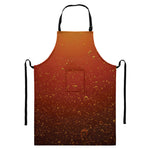 Sparkling Cola Print Bib Apron With Pocket
