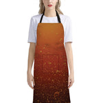 Sparkling Cola Print Bib Apron With Pocket