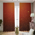 Sparkling Cola Print Dimout Pencil Pleat Curtains