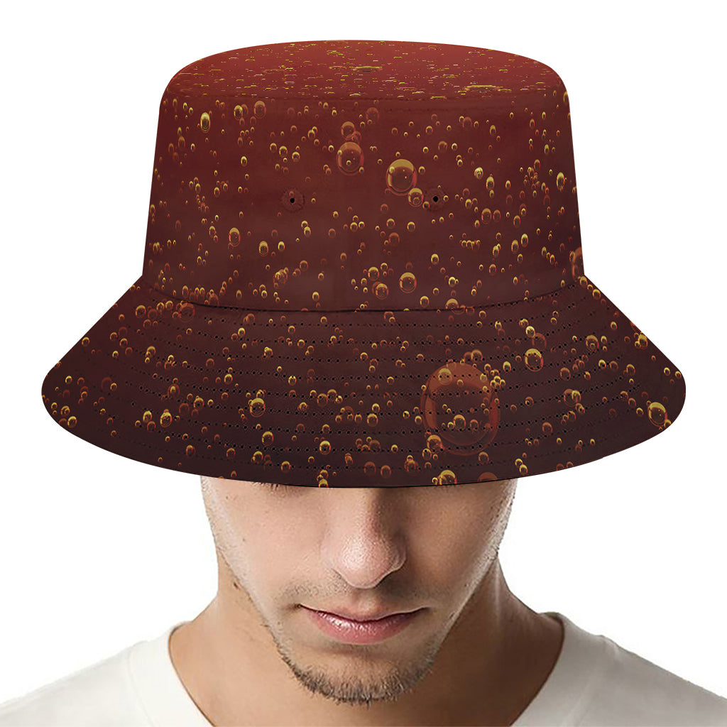 Sparkling Cola Print Bucket Hat