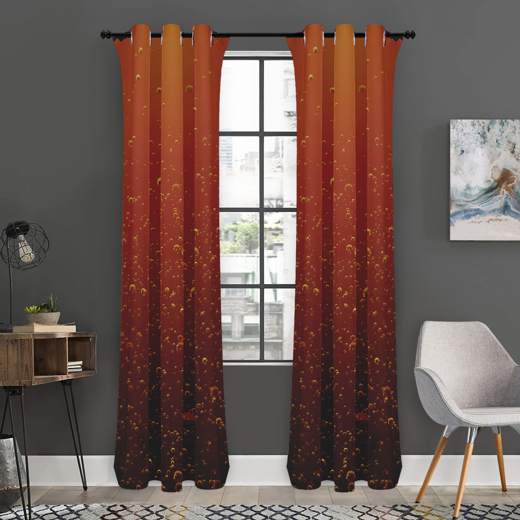 Sparkling Cola Print Curtain