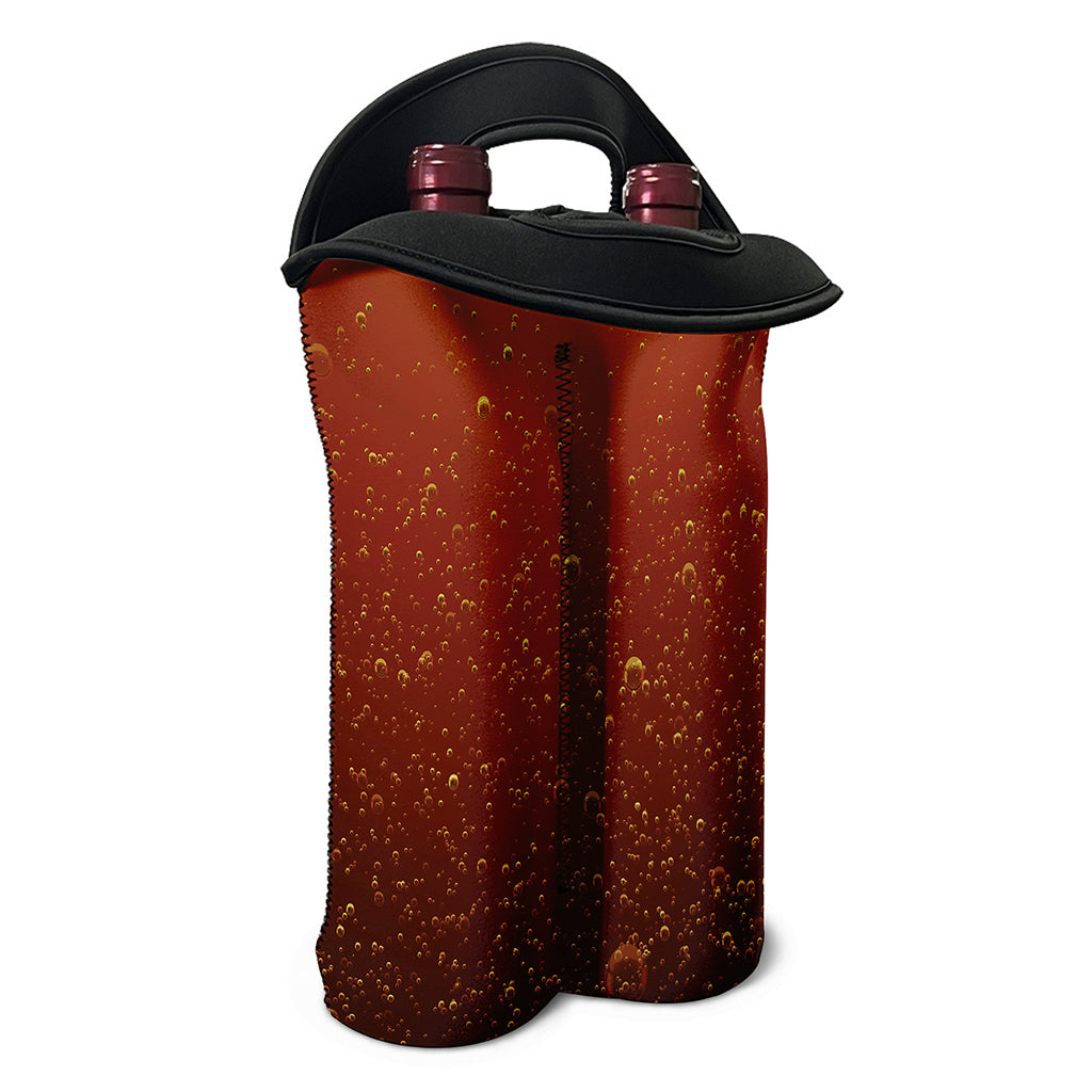Sparkling Cola Print Double Neoprene Wine Tote