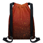 Sparkling Cola Print Drawstring Backpack