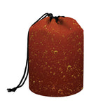 Sparkling Cola Print Drawstring Makeup Bag