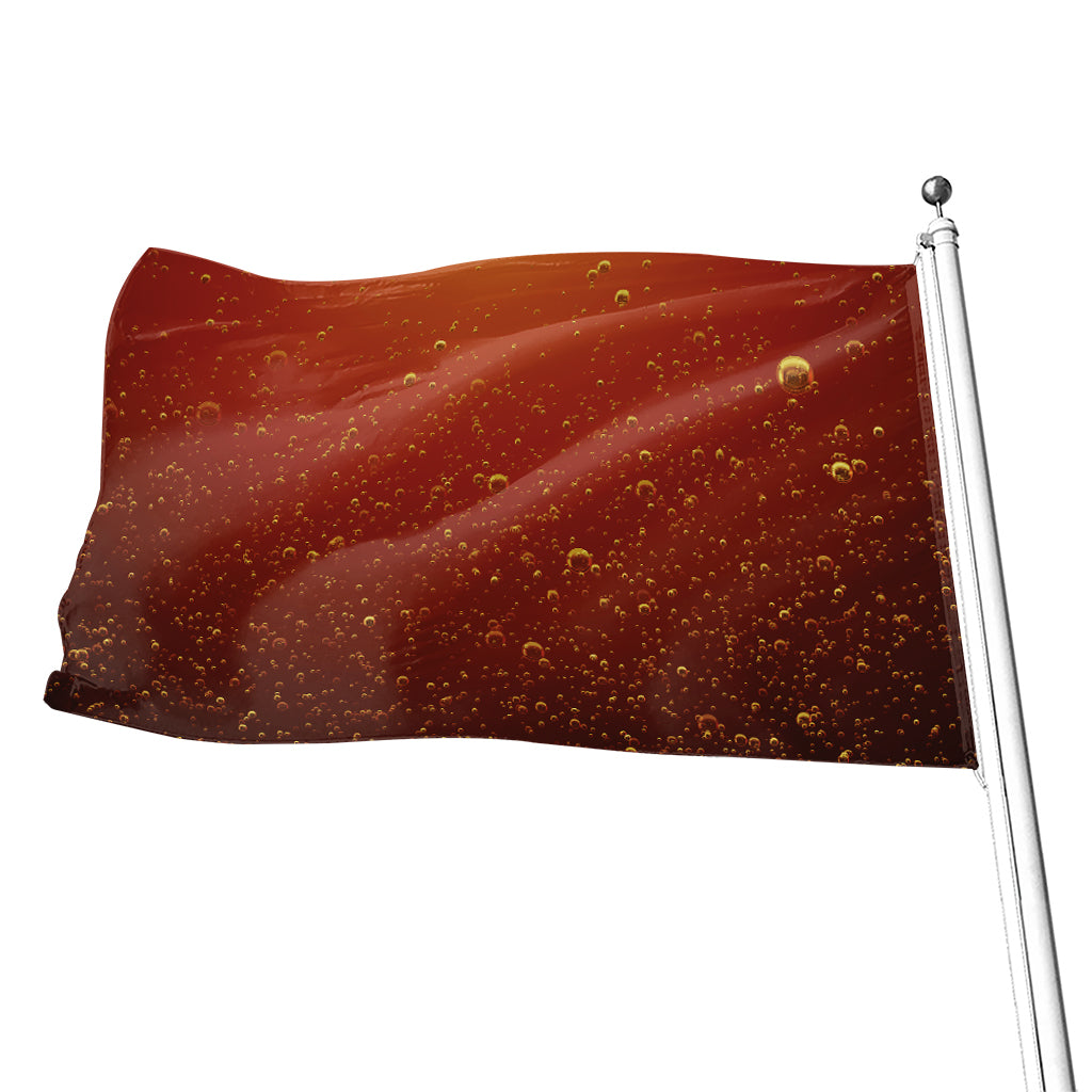 Sparkling Cola Print Flag