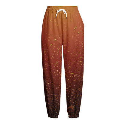 Sparkling Cola Print Fleece Lined Knit Pants
