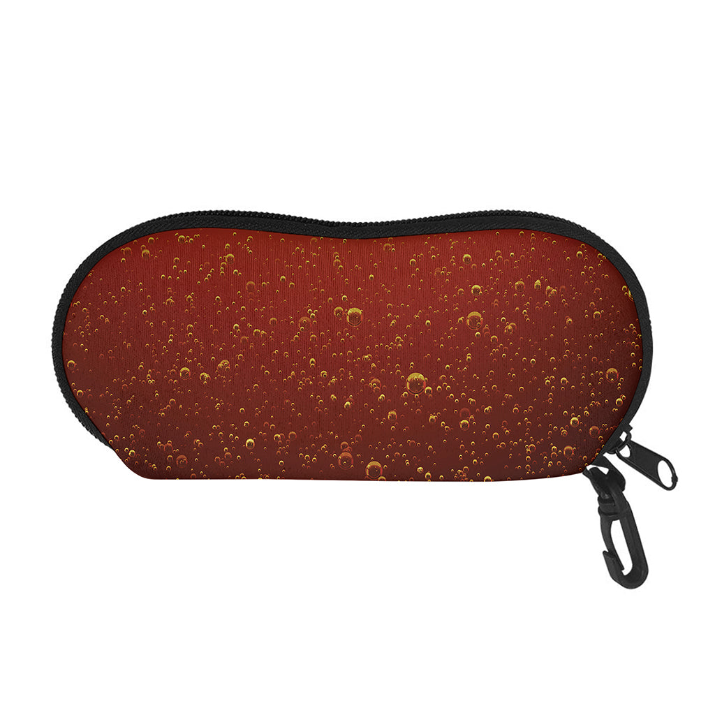 Sparkling Cola Print Glasses Case
