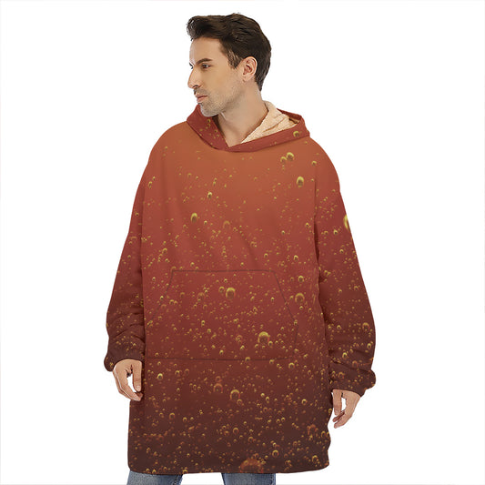 Sparkling Cola Print Hoodie Blanket