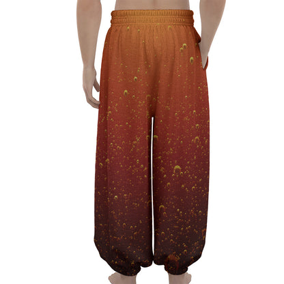 Sparkling Cola Print Lantern Pants