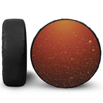 Sparkling Cola Print Leather Spare Tire Cover