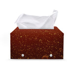 Sparkling Cola Print Leather Tissue Box Cover
