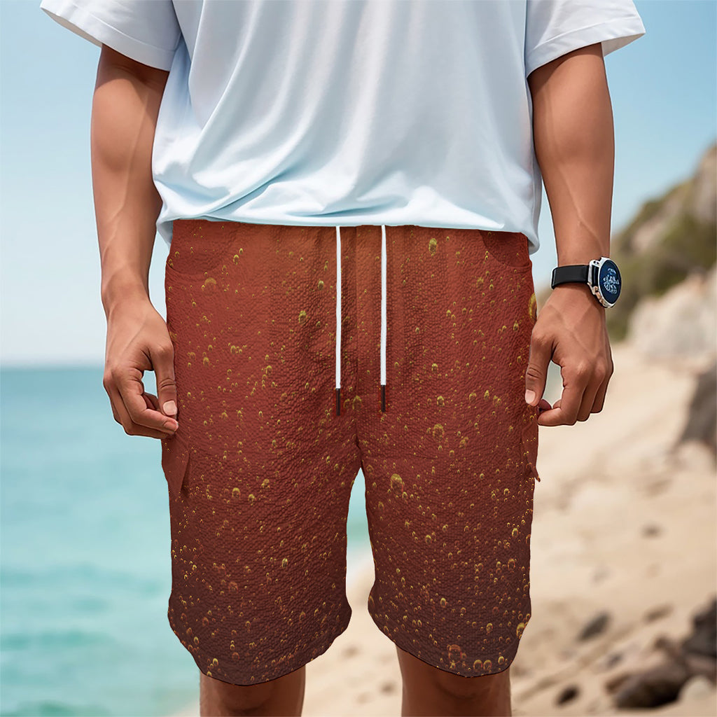 Sparkling Cola Print Men's Cargo Shorts