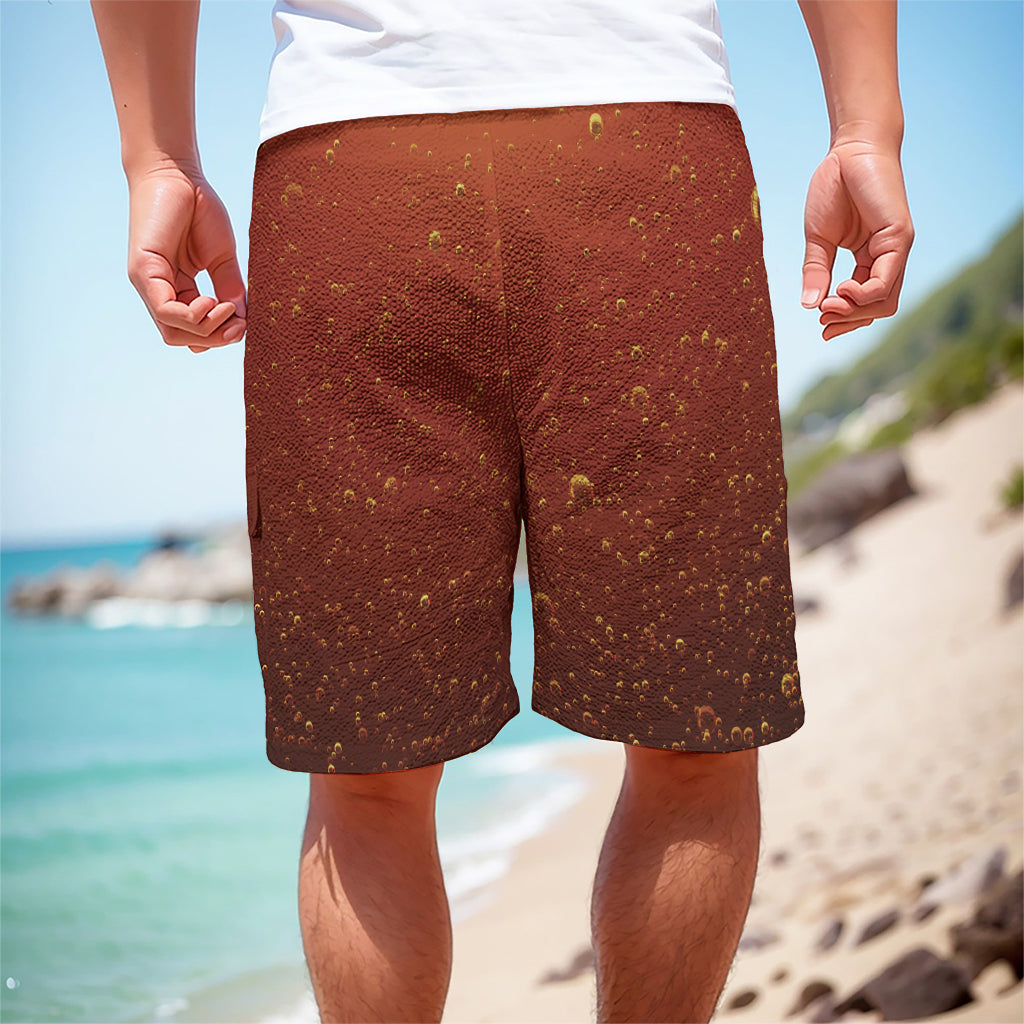 Sparkling Cola Print Men's Cargo Shorts