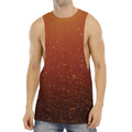 Sparkling Cola Print Men's Muscle Tank Top