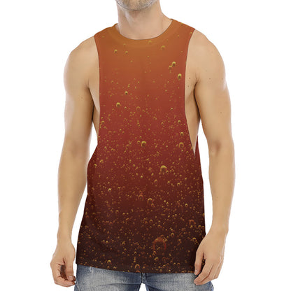 Sparkling Cola Print Men's Muscle Tank Top