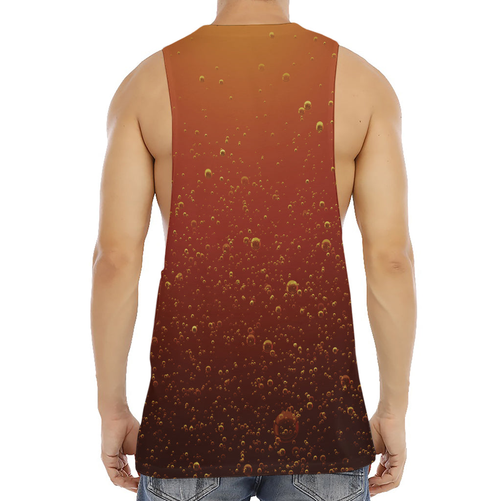Sparkling Cola Print Men's Muscle Tank Top