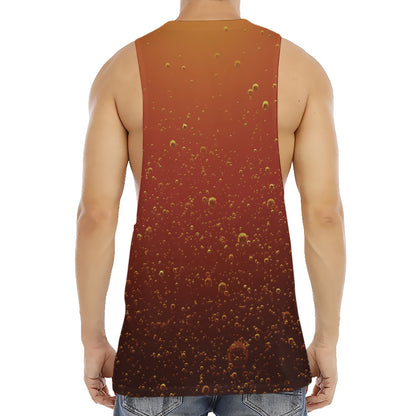 Sparkling Cola Print Men's Muscle Tank Top