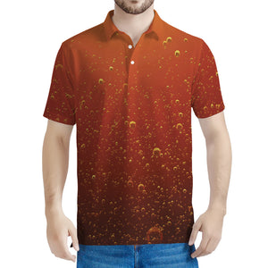 Sparkling Cola Print Men's Polo Shirt