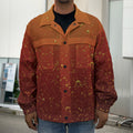 Sparkling Cola Print Men's Shirt Jacket