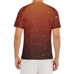 Sparkling Cola Print Men's Short Sleeve Rash Guard