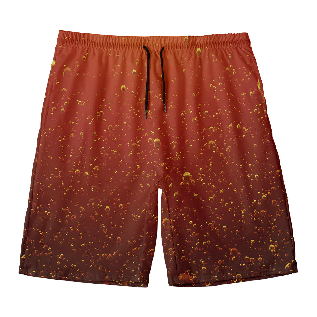 Sparkling Cola Print Men's Swim Trunks