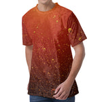 Sparkling Cola Print Men's Velvet T-Shirt