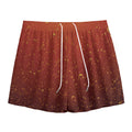 Sparkling Cola Print Mesh Shorts