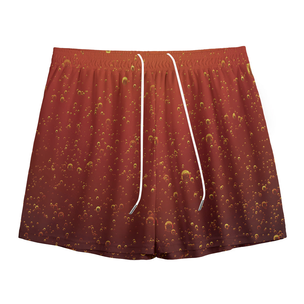 Sparkling Cola Print Mesh Shorts