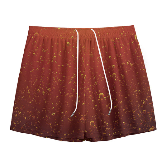 Sparkling Cola Print Mesh Shorts