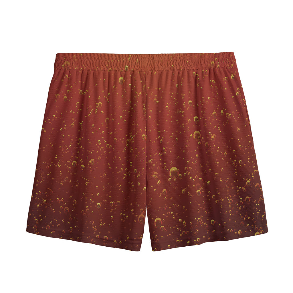 Sparkling Cola Print Mesh Shorts