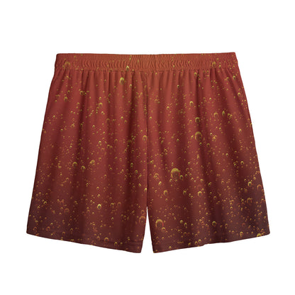 Sparkling Cola Print Mesh Shorts