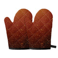 Sparkling Cola Print Oven Mitts