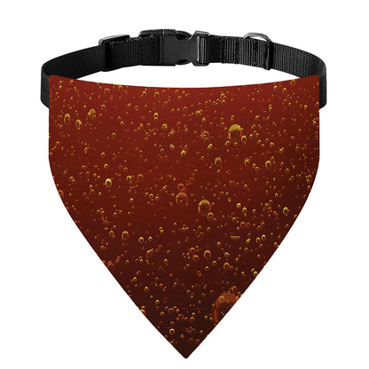 Sparkling Cola Print Over The Collar Dog Bandana