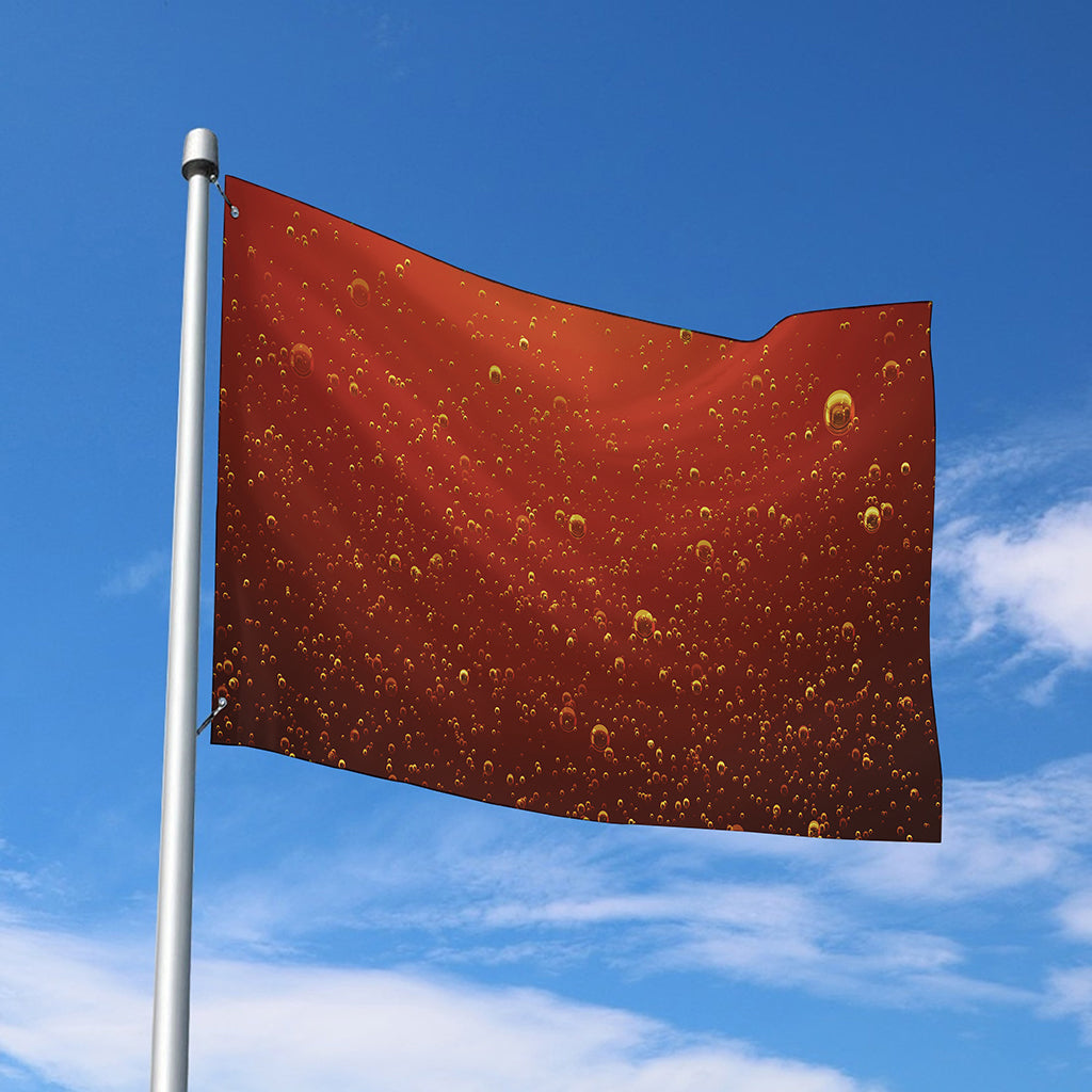 Sparkling Cola Print Polyester Flag
