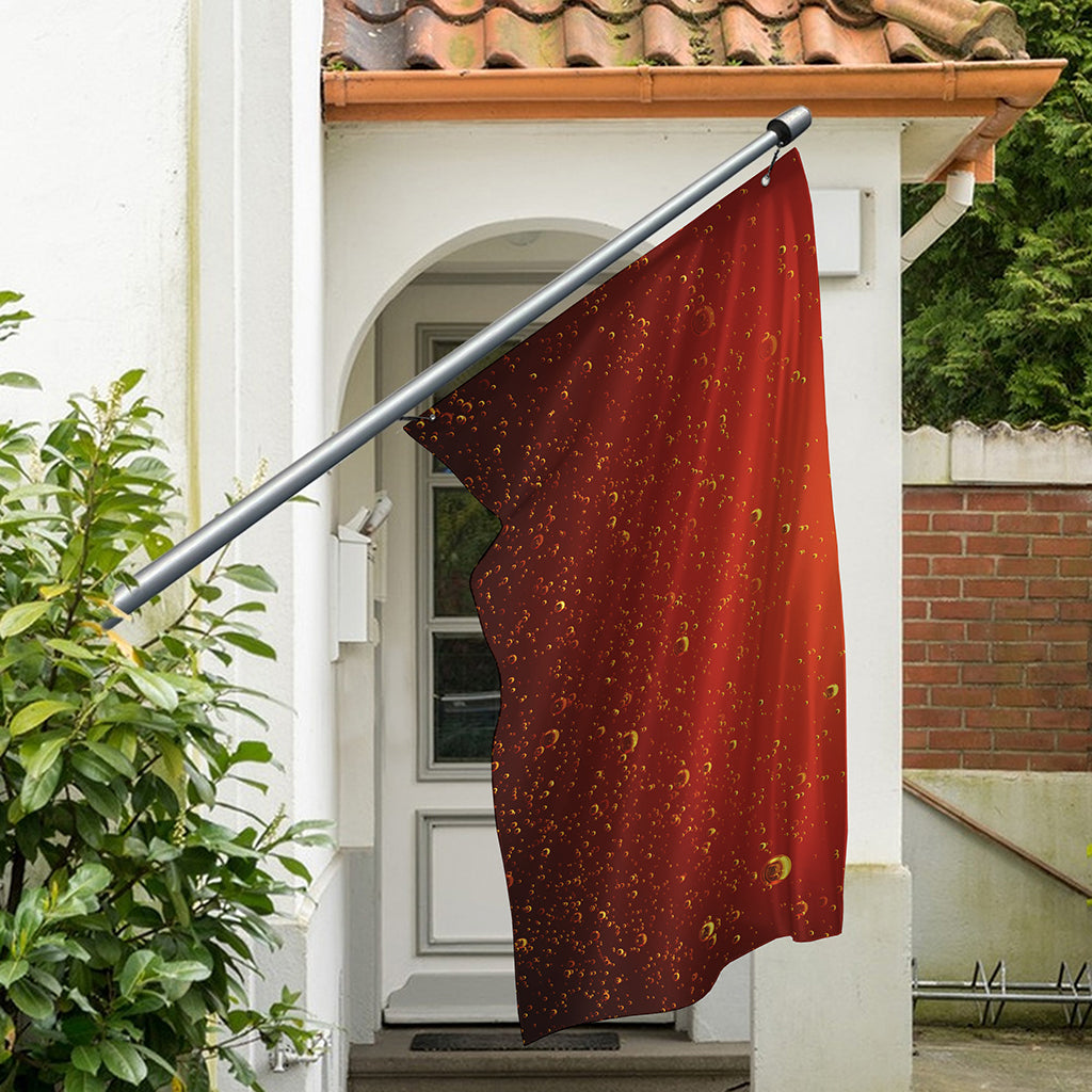 Sparkling Cola Print Polyester Flag