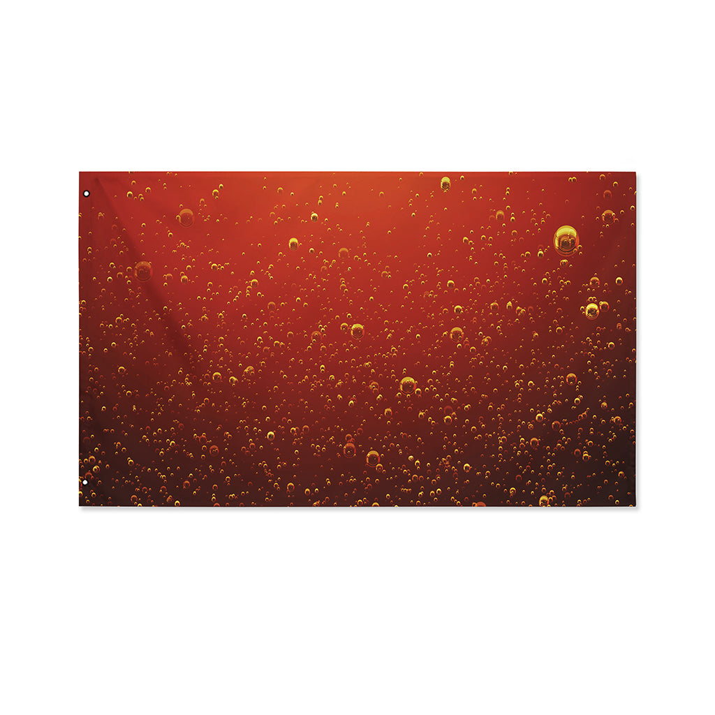 Sparkling Cola Print Polyester Flag