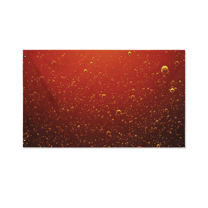 Sparkling Cola Print Polyester Flag