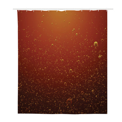 Sparkling Cola Print Polyester Shower Curtain