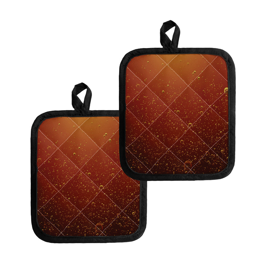 Sparkling Cola Print Pot Holders
