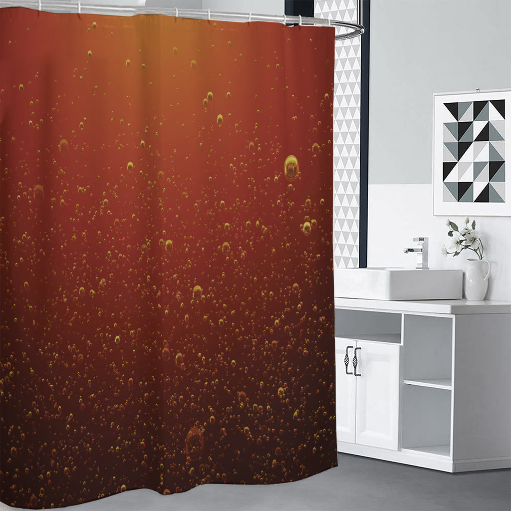 Sparkling Cola Print Premium Shower Curtain