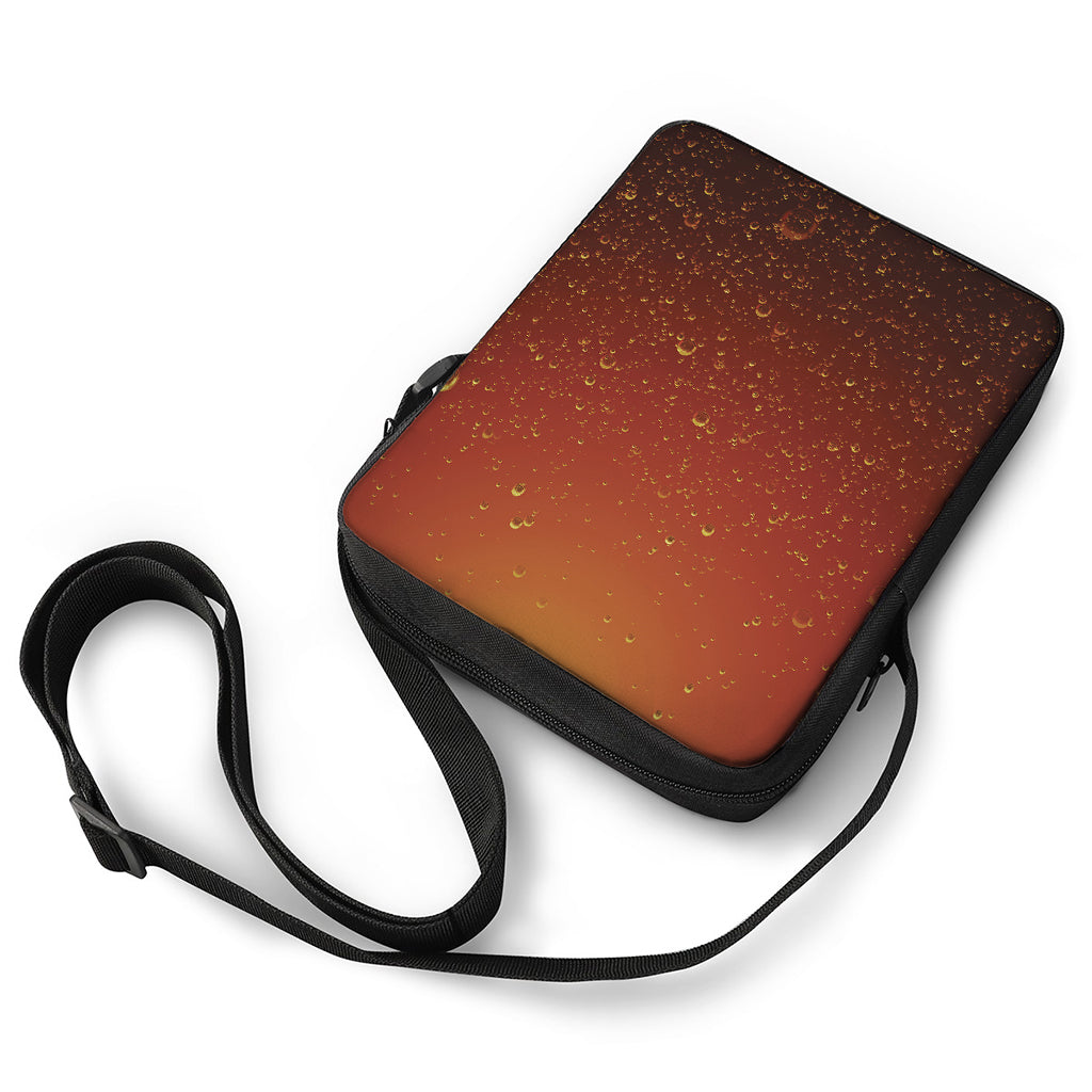 Sparkling Cola Print Rectangular Crossbody Bag