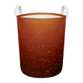 Sparkling Cola Print Round Laundry Basket