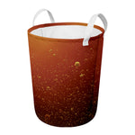 Sparkling Cola Print Round Laundry Basket