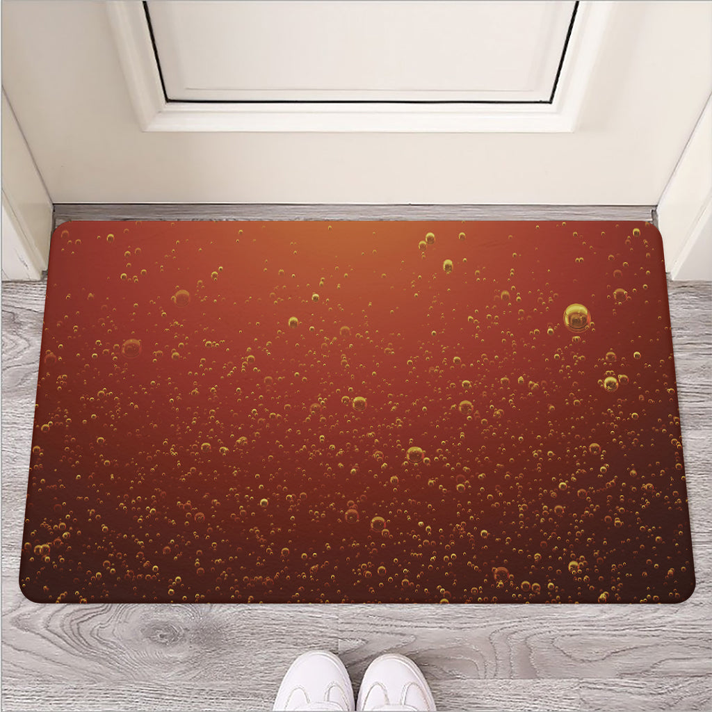 Sparkling Cola Print Rubber Doormat